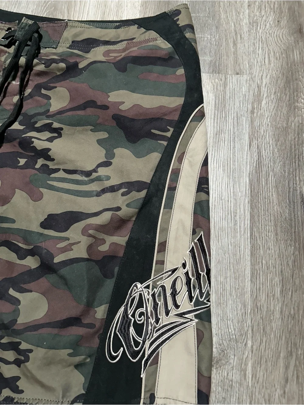 O'Neill Men's Camo Board Shorts in Olive/Brown